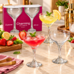 Charming Stem Collection Cocktail Glasses Set of 2 – 250ml - Image 3