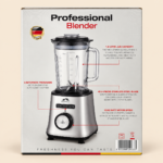 MOMAZ Berlin Professional Blender 1500W – 1.8L Glass Jar - Image 3