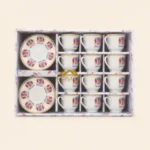 Momaz Lebanese Coffee Serving Bundle – 12 Cups with Saucers, 3 Coffee Pots & 2 Trays - Image 4
