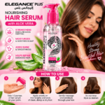 Elegance Plus Nourishing Hair Serum with Aloe Vera - Image 2