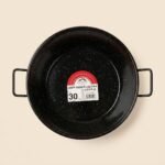 MOMAZ Deep Enamelled Pan with Two Handles – 30 cm