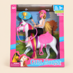 Doll and Horse Riding Playset