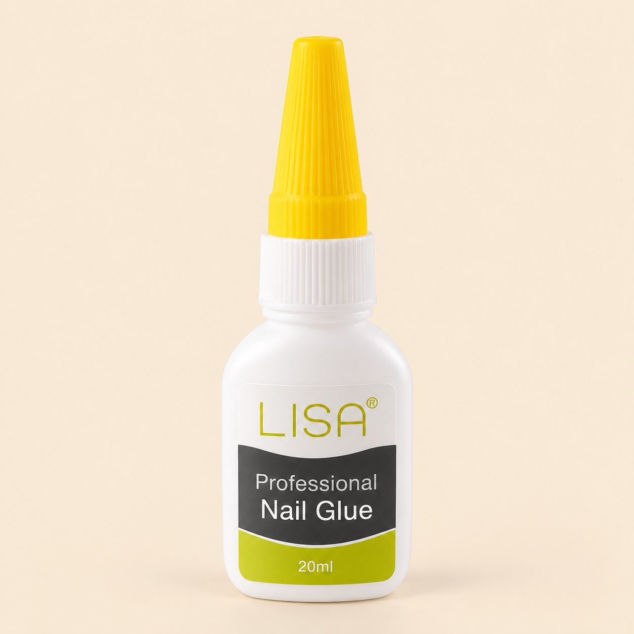LISA Professional Nail Glue Bottle LISA Professional Nail Glue 20ml – Artificial Nail Adhesive - Image 1