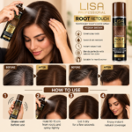 LISA Professional Root Retouch Spray – Dark Brown 120ml - Image 3