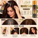 LISA Professional Root Retouch Spray – Light Brown 120ml - Image 2