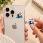 Lebanon Raouche Rocks & Cedar Phone Sticker