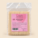 LISA Professional Disposable Wooden Cuticle Sticks 110mm – 100 Pcs