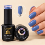 LISA Blue Gel Polish No. 129 – 15ml - Image 2