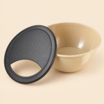 Plastic Mixing Bowl with Splash Guard Lid