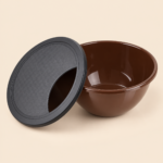 Plastic Mixing Bowl with Splash Guard Lid - Image 3