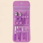Professional Manicure & Pedicure Nail Care Kit with Travel Case - Image 3