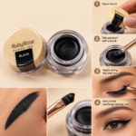 Ruby Rose Black Gel Eyeliner HB-8401 – 4g - Image 2
