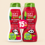 Cosmaline Soft Wave Kids Strawberry Shampoo & Conditioner Set 2 × 400ml