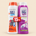 Cosmaline Soft Wave Kids Sweet Dreams 2-in-1 Shampoo & Strawberry Conditioner Set – 2 × 400ml