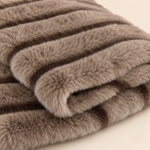 Prestige Home Taupe Plush Comforter Set – 4 Pieces -230 × 250 CM - Image 4