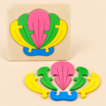 Wooden Puzzle for Kids – Colorful Educational Toy 15*15 cm