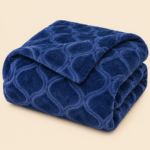 Prince Sleep Golden Moon Luxury Plush Blanket – Navy Blue, 180×230 cm, 2.8 kg - Image 3