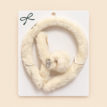 Plush Spa Headband & Wristband Set for Women