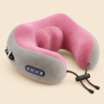 U-Shaped Electric Neck Massage Pillow 3.7W – Rechargeable Memory Foam Massager - Image 2