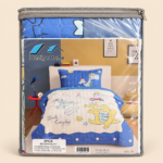 Prestige Home Kids Dinosaur Bedspread Set – 3 Pieces, Blue - Image 4