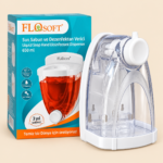 FLOSOFT Wall Mounted Liquid Soap & Hand Sanitizer Dispenser 650ml – White