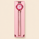 Octagonal Analog Watch Keychain with Hanging Strap – Multiple Colors - Image 9