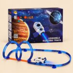 Explorer Electric Space Track Racing Toy Set – 48PCS