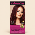Mayana Color Expert 5.50 Burgundy Permanent Hair Dye – Triple Care Creme Colour