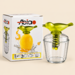 Bird-Shaped Manual Lemon Juicer with Glass Cup
