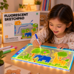 Fluorescent Sketchpad – Light-Up Drawing Board for Kids - Image 3