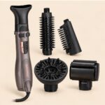 Gemei 5-in-1 Rotating Hot Air Hair Styler & Dryer – 1200W - Image 3