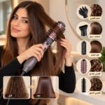 Gemei 5-in-1 Rotating Hot Air Hair Styler & Dryer – 1200W - Image 2