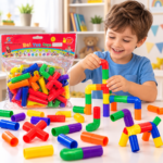 Magic Pipe Building Blocks – Colourful Tube Construction Set - Image 2