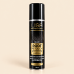 LISA Professional Root Retouch Spray Black – Temporary Gray Hair Root Cover 120ml