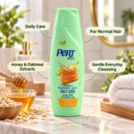 Pert Plus Daily Care Shampoo with Honey & Oatmeal Extracts for Normal Hair – 400ml - Image 2