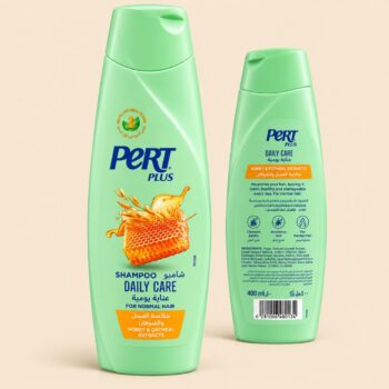 Pert Plus Daily Care Shampoo with Honey & Oatmeal Extracts for Normal Hair – 400ml