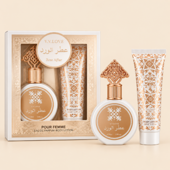V.V.LOVE Rose Affair Perfume & Body Lotion Gift Set for Women – 2 Pieces