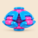 Fidget Ball Spinner – Press & Twist Sensory Toy - Image 10