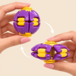 Fidget Ball Spinner – Press & Twist Sensory Toy