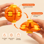 Fidget Ball Spinner – Press & Twist Sensory Toy - Image 4