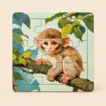 Monkey Puzzle with Frame for Kids