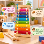 Wooden  Musical Toy for Kids – 8 Keys - Image 2