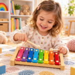 Wooden  Musical Toy for Kids – 8 Keys - Image 3