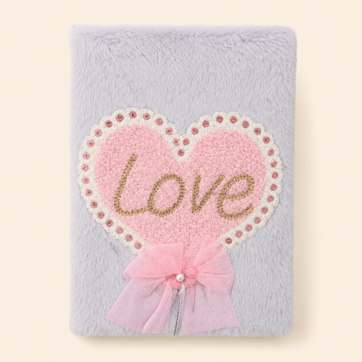 Kids Plush Sequin Notebook Journal with Lined Pages - Image 4