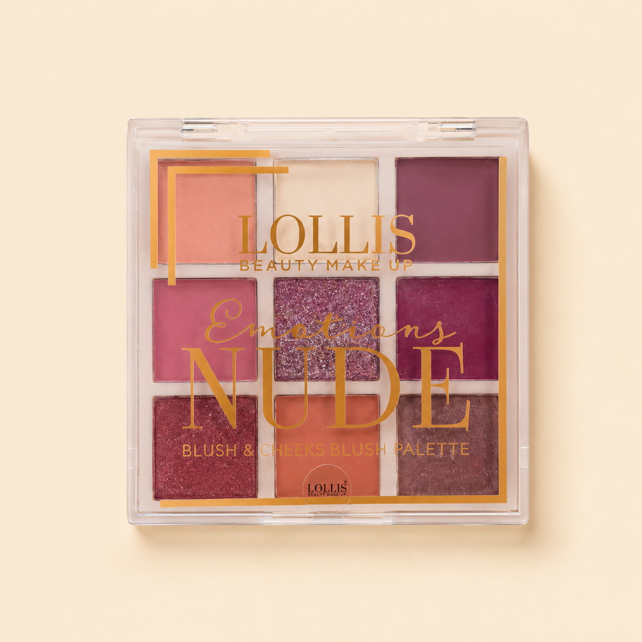 LOLLIS Emotions Nude Eyes & Cheeks Blush Palette 15 g - Image 1