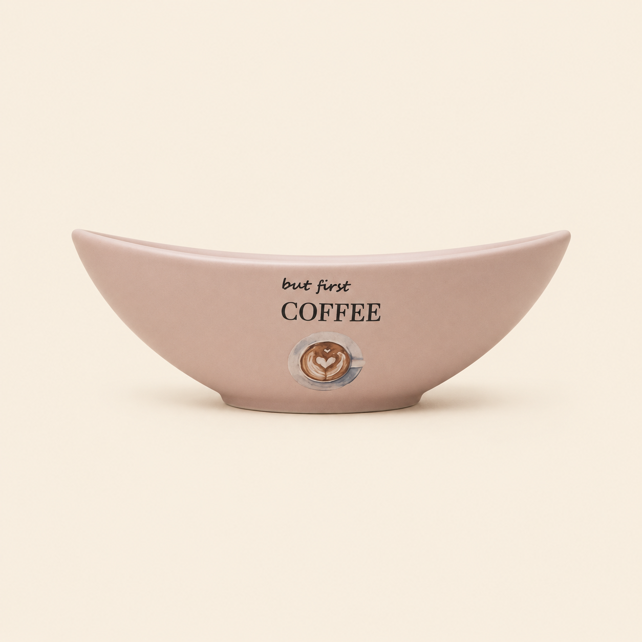 MOMAZ Coffee-Themed Porcelain Bowl Set – 6 Pieces, Assorted Pastel Colors in Gift Box - Image 2