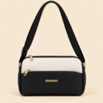 Shoulder Bag with Two-Tone Design and Front Pocket – Baide & Baos