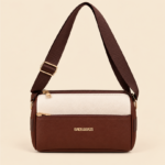 Shoulder Bag with Two-Tone Design and Front Pocket – Baide & Baos - Image 3