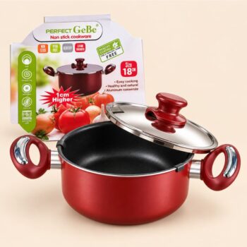Non-Stick Casserole with Lid – GeBe Perfect 18 cm