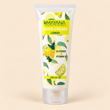 Lemon Hand Cream with Glycerin & Vitamin E – Mayana 100 ml